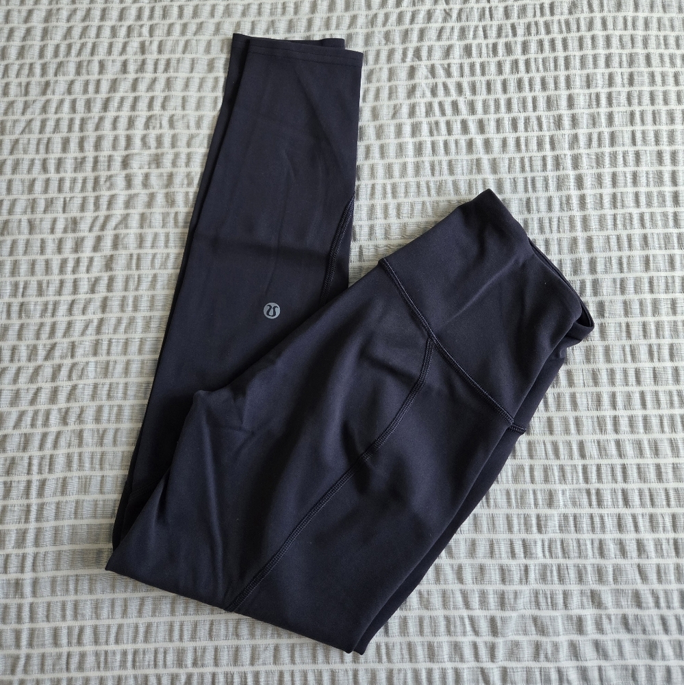 Lululemon To The Best Tight / Legging 24 Everlux Stone Blue